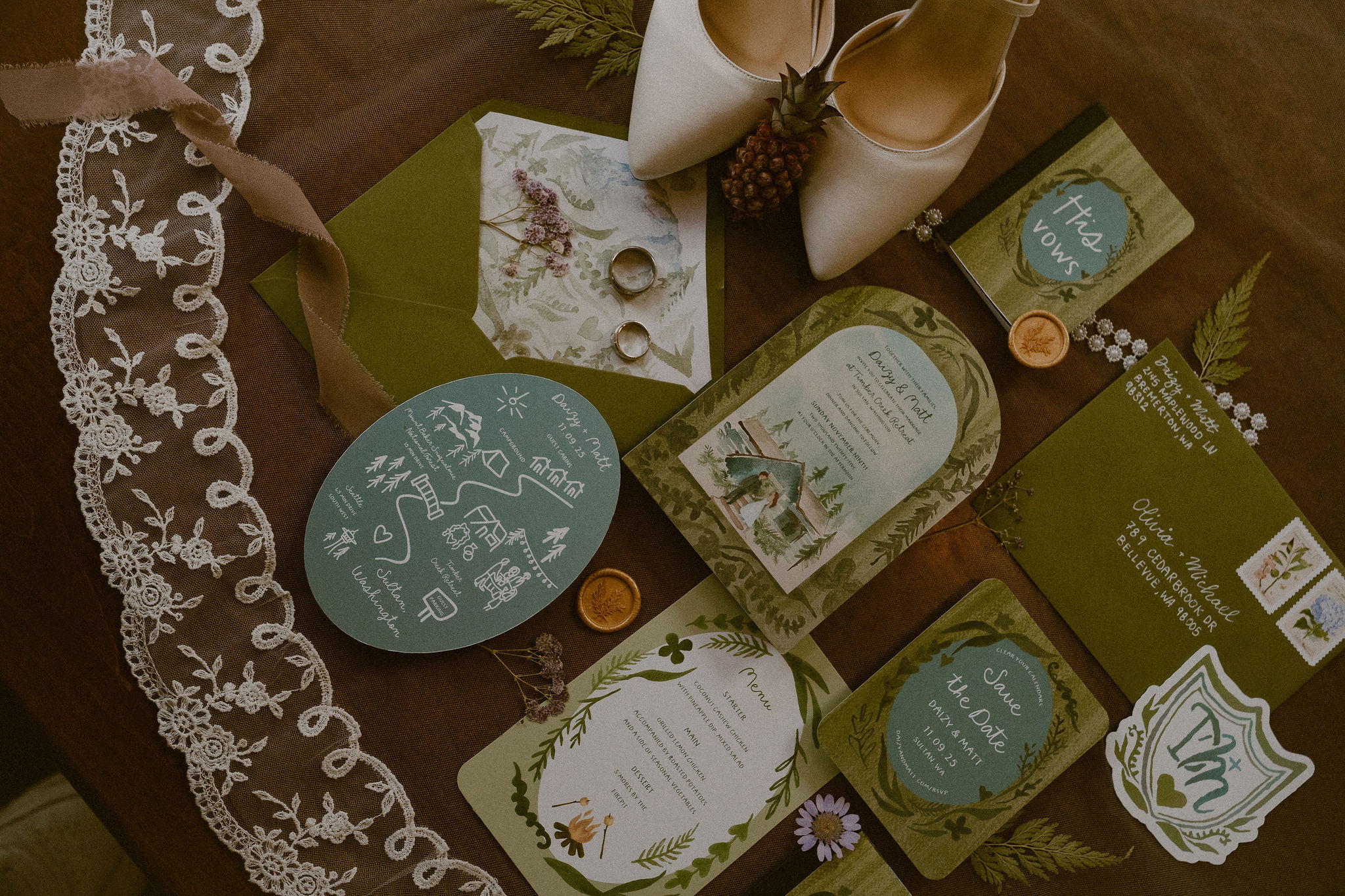 The Summit Collection wedding stationery