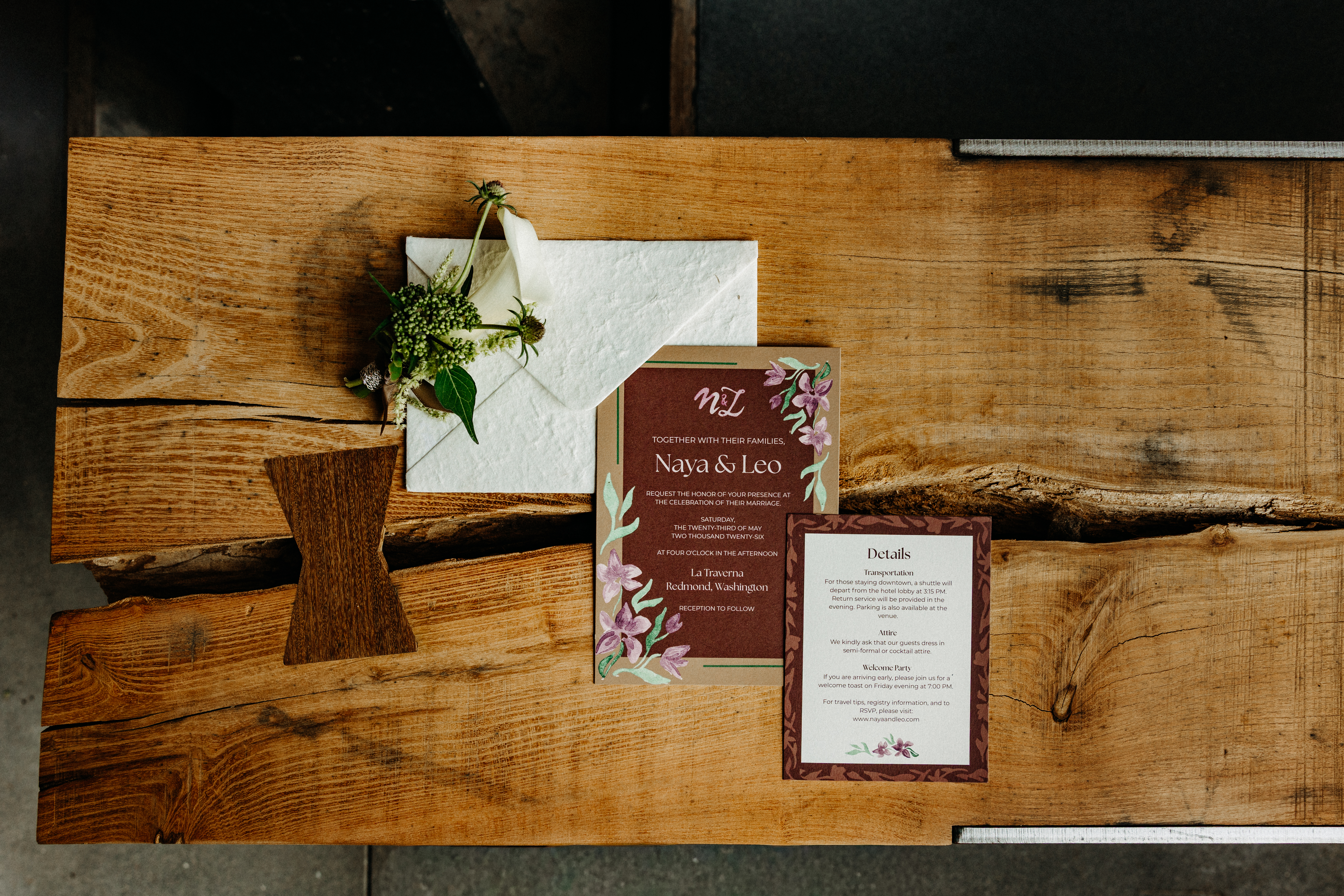 La Taverna wedding details